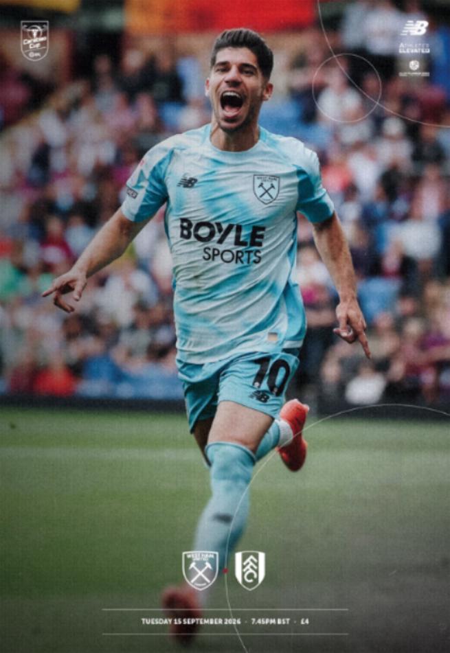 WEST HAM v FULHAM 2026/27 (LEAGUE CUP)